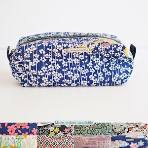 Zipper Pouch, Small Pouch, Cosmetic, Pen, Stationary, Makeup Bag, Japanese Kimono Fabric