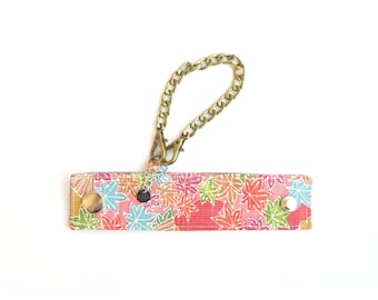 Kimono Fabric Glove Holder: Japanese Textile Accessory