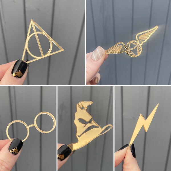 Acrylic Harry Potter cake decoration