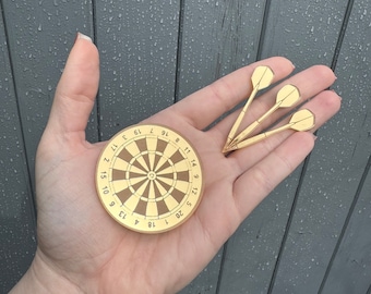Acrylic Darts Set cup cake decorations