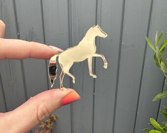 Acrylic Horse cup cake decoration