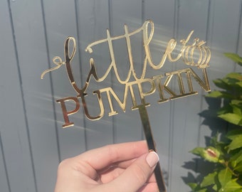 Little Pumpkin Baby cake topper