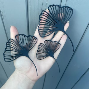 Acrylic Ginko Leaf / leaves Cake  toppers