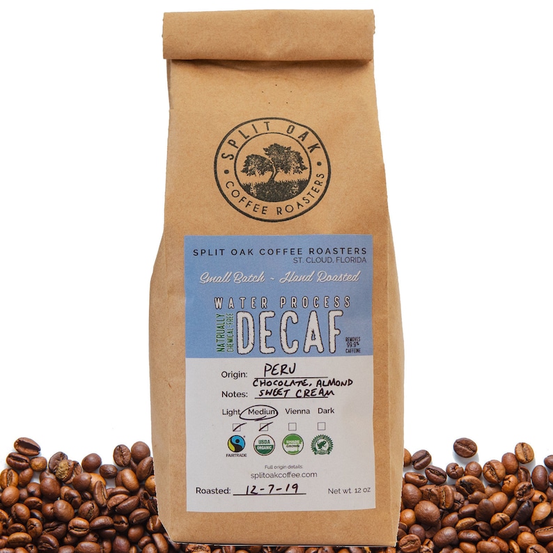 Organic Decaf Coffee Beans / Buy Indulge, Premium Organic Decaf Medium Roast Coffee, 1 The
