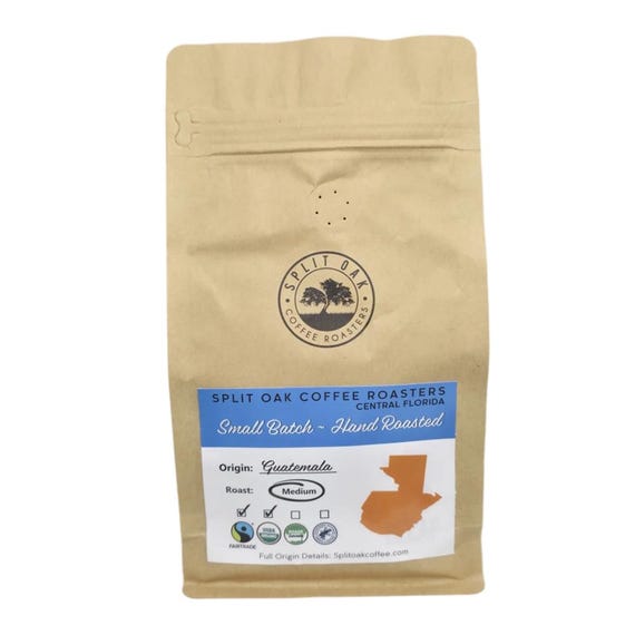 Organic Guatemala Whole Bean Coffee: Fair Trade Medium Roast