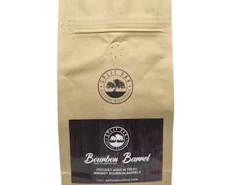 Bourbon Barrel Coffee Gift Box: Organic Medium Roast with French Press