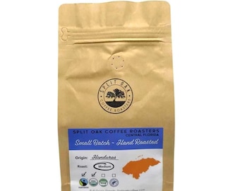 Organic Honduran Coffee Hand Roasted Whole Bean - Medium Roast