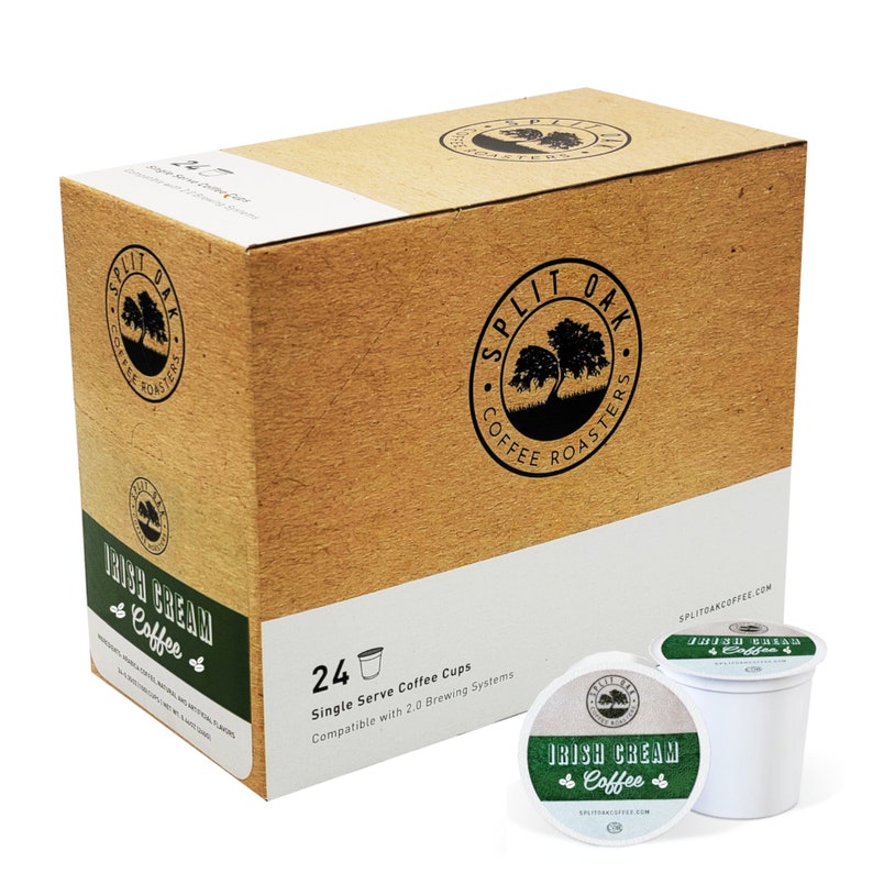 Split Oak Coffee Irish Cream Gourmet Coffee 24 Count Single Etsy