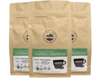 3 Pack Organic Nona Espresso Whole Beans: Dark Chocolate, Cherry