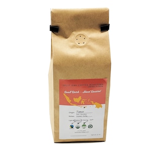 Organic Timor Coffee Beans: Medium Roast, Dark Chocolate Notes, 12oz