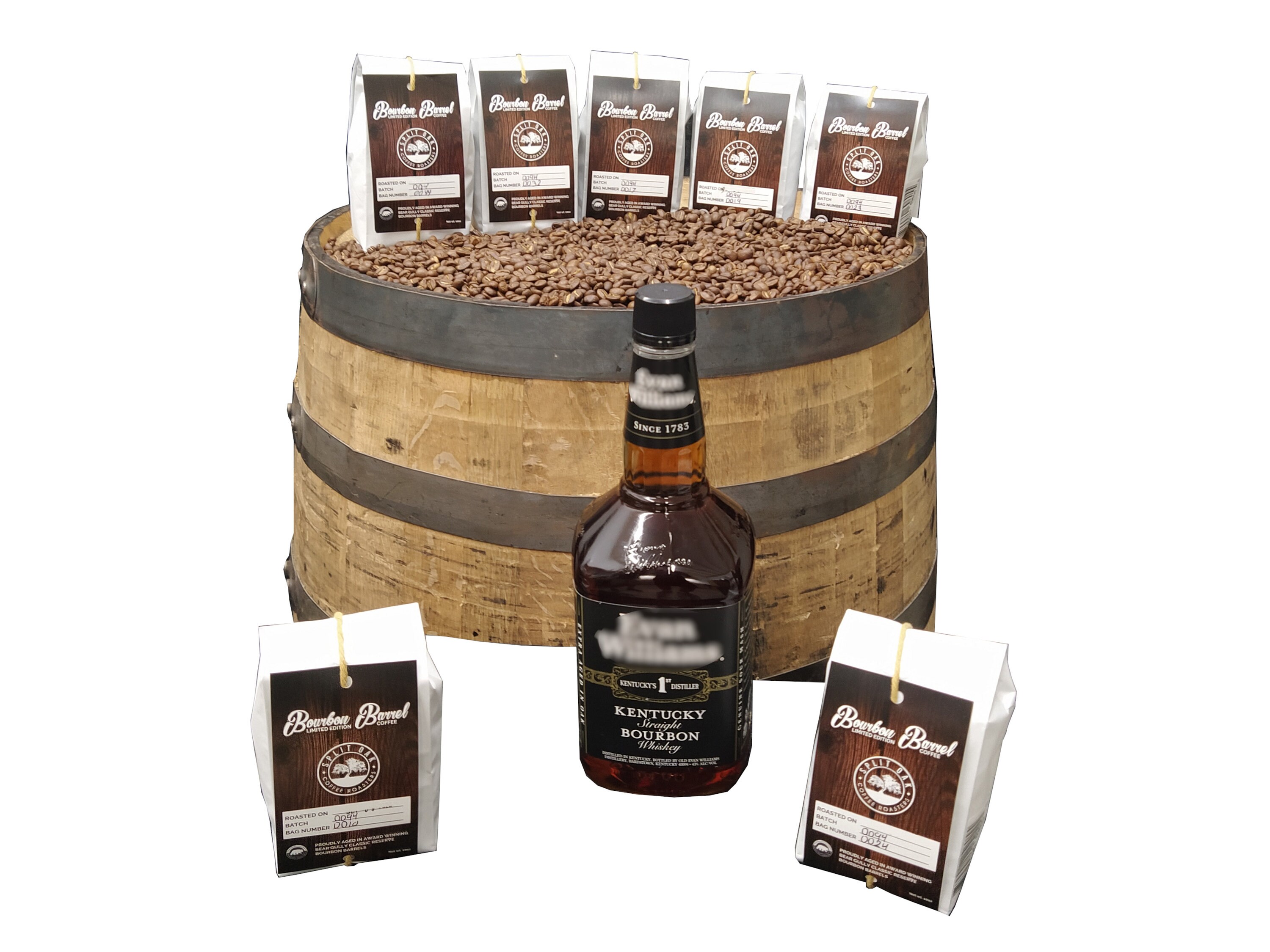 Organic Bourbon Barrel Roasted Coffee Beans 10oz Limited Etsy