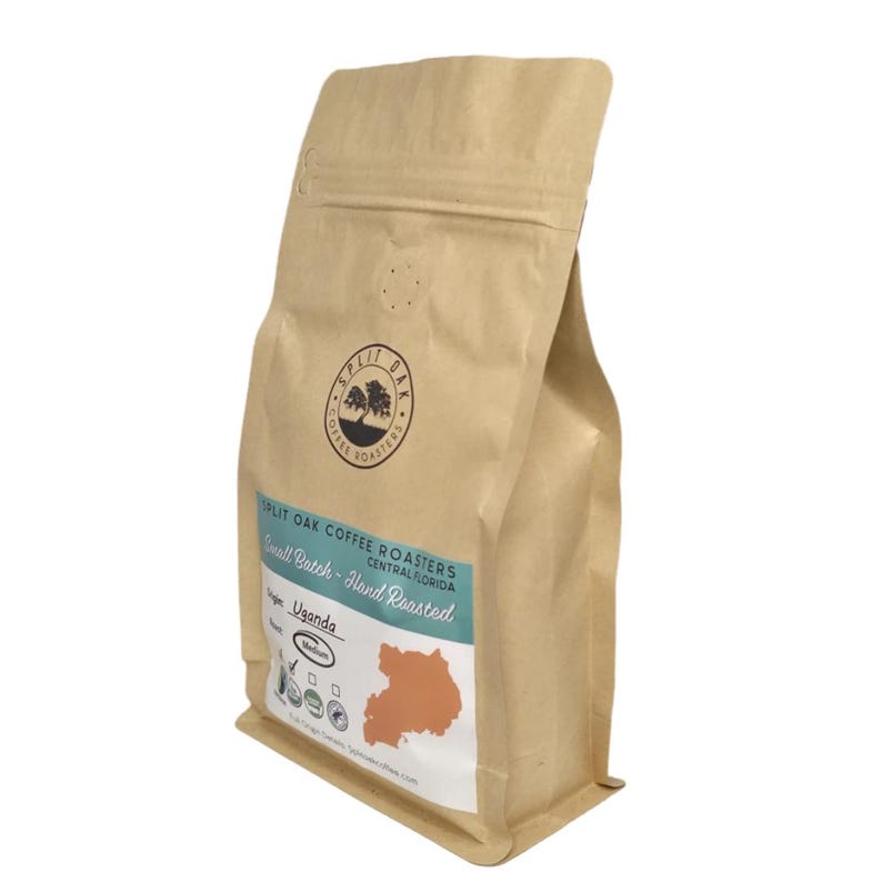 Organic Uganda Whole Bean Coffee - Medium Roast image 2