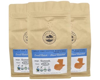 3 Pack Organic Guatemala Whole Bean Coffee: Medium Roast, Fair Trade