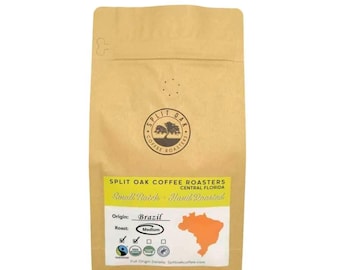 Organic Brazil Cerrado Coffee: Medium Roast Whole Beans