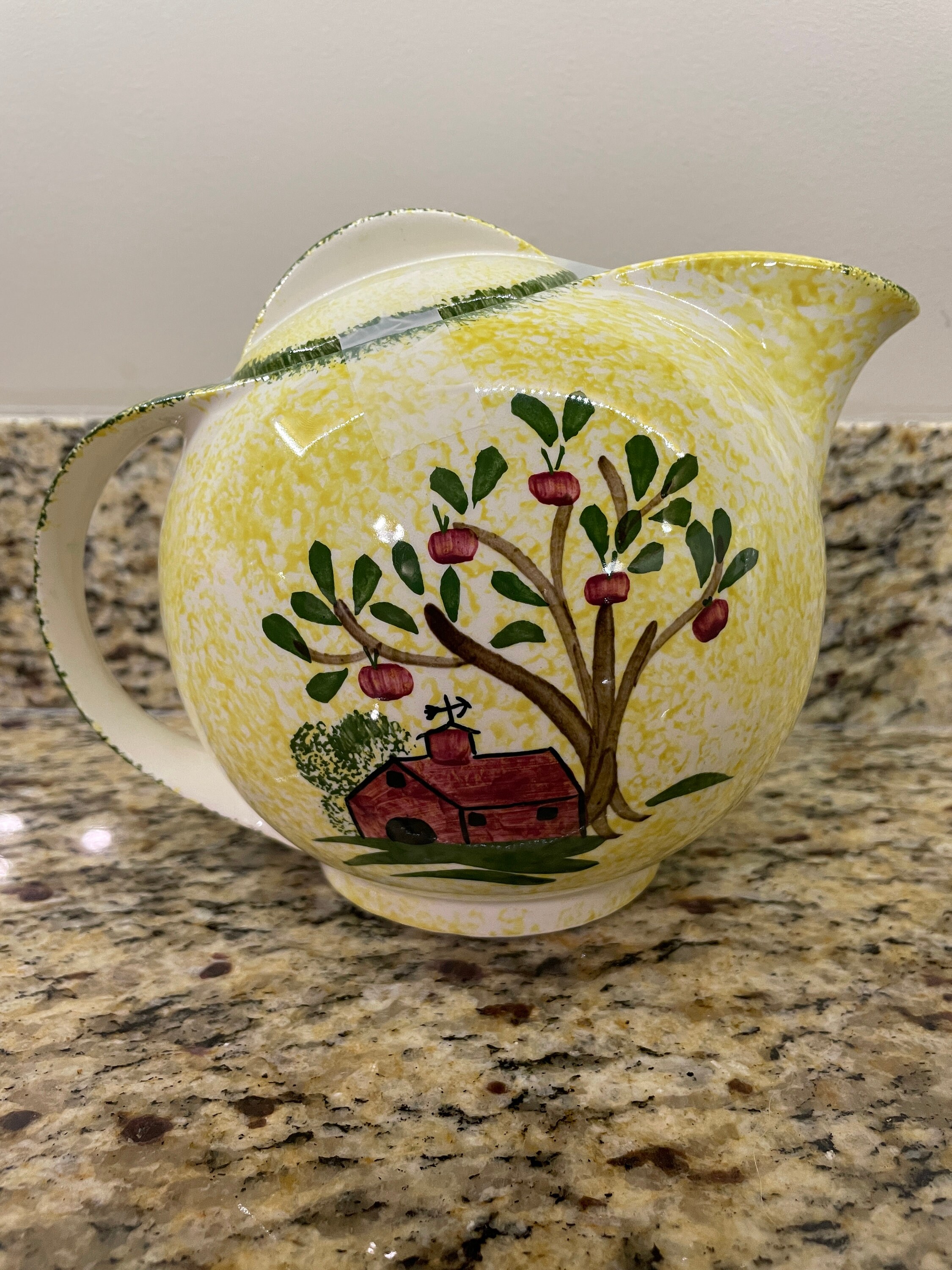 Blue Ridge Pottery Skyline Weathervane Teapot Harder to Find Etsy