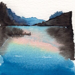 Watercolor Landscape Wall Decor