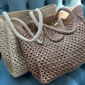The Sorrento Crochet-Knit Shoulder Bag