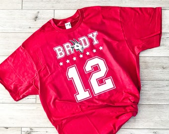 tom brady goat jersey