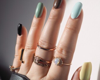 Harry Styles Nails Etsy