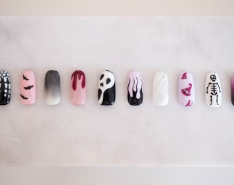 Press on Nails Spring Pastel Collection - Etsy