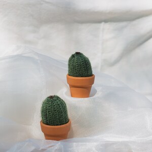 Mini Crochet Cactus in Pot