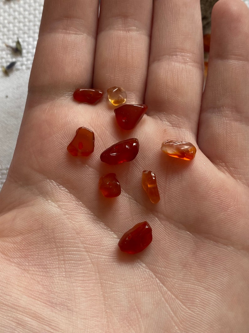 CARNELIAN RINGS wire wrapped crystal rings gold, silver, rose gold genuine carnelian image 6