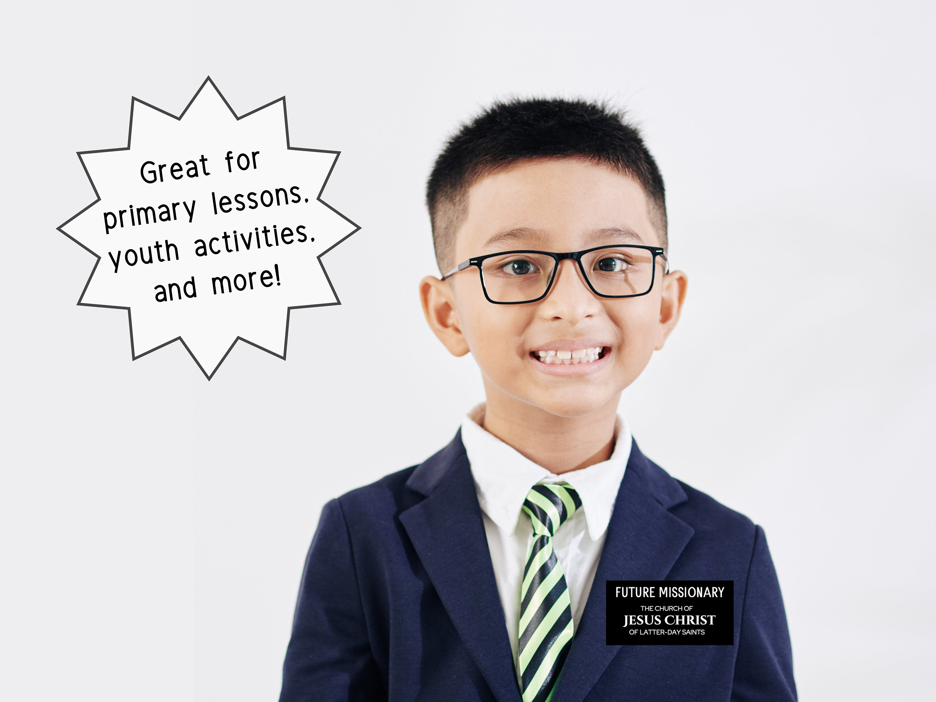 Avery Label Stickers LDS Missionary Name Tags 18163 or 5163 Compatible