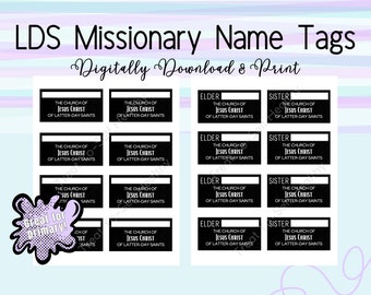 Missionary Tag - Etsy
