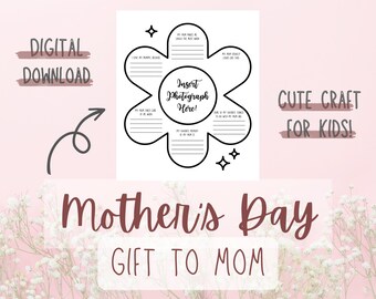 Mother's Day Kid's Craft, Digital Download