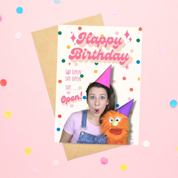 Ms. Rachel Happy Birthday Card - Customizable / Personalized - Digital Download - Songs For Littles - Toddler Kid Birthday Card
