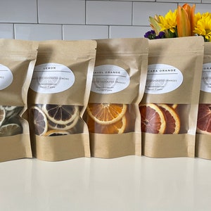 Whole Slices of Dried Citrus Fruits