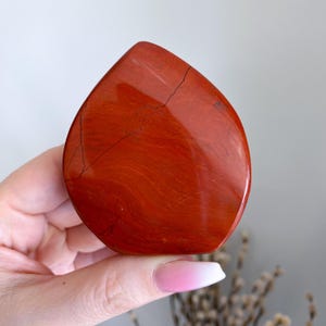 Unique Red Jasper Flame