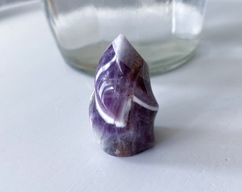 St. Germain Mini Purple Amethyst Flame 1.25" - Saint Germain - Purple Flame - Energy Cleanse - Calming - Psychic Protection