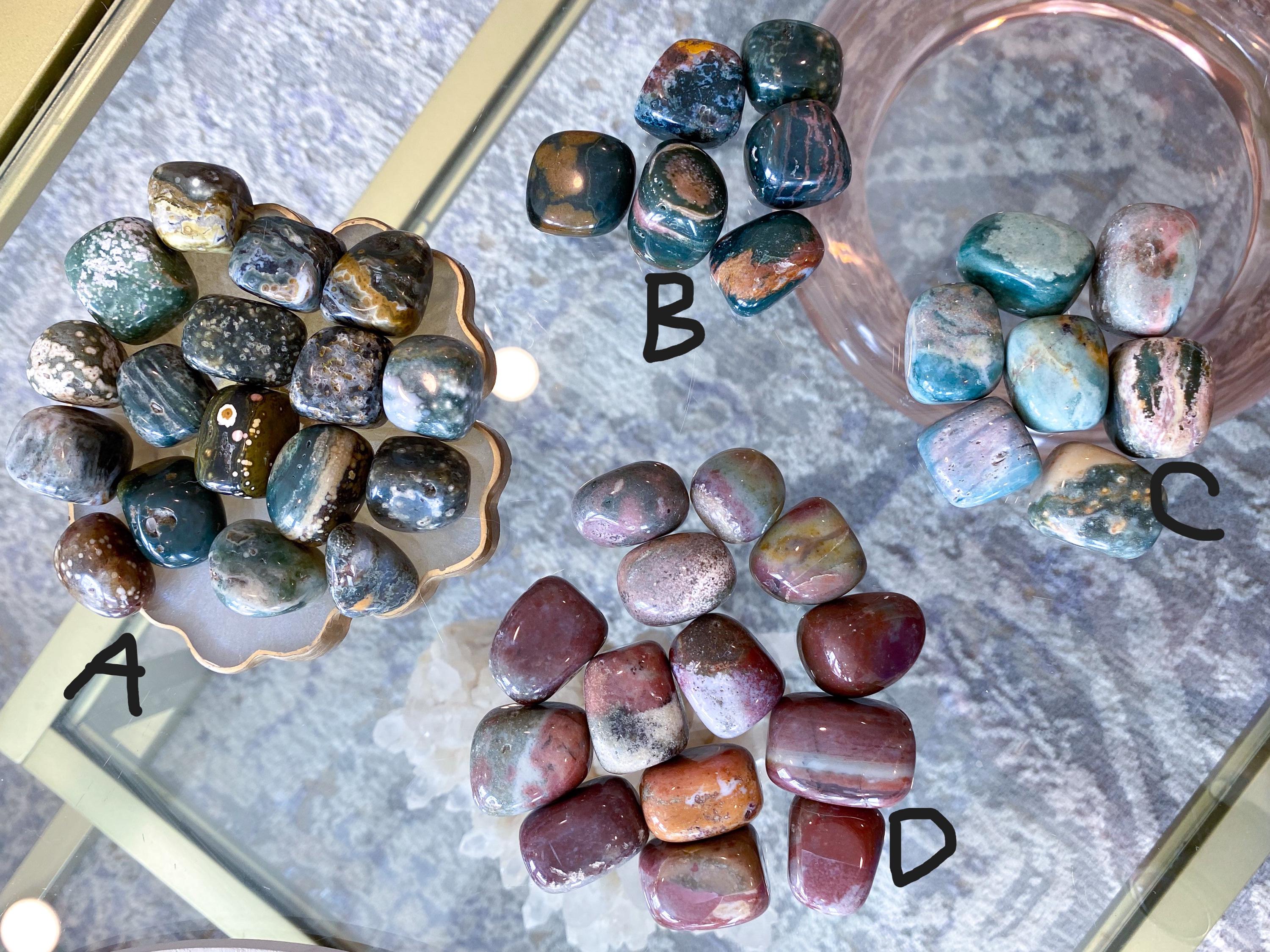 オーシャンジャスパータンブル - タイプを選択してください - Etsy 日本