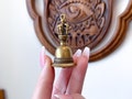 Small Nepali Bell 1.5” - Hand Bell - Tiny Bell - Altar Bell - Cleanse Energy - Small Bell - Buddhist - Meditation Bell - Altar Tool