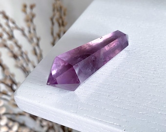 Loving Amethyst Double Terminated Point 2" - Amethyst Wand