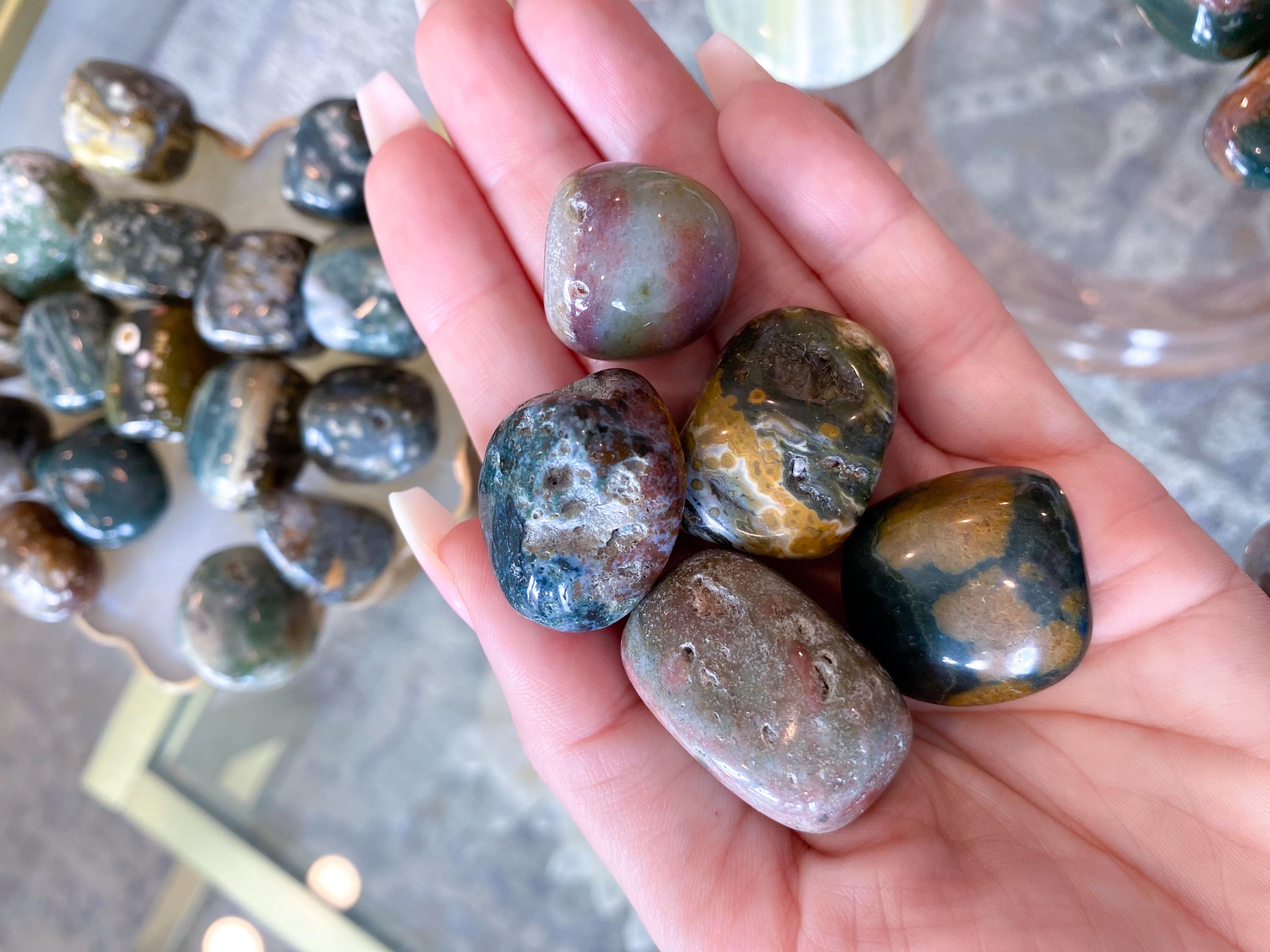 オーシャンジャスパータンブル - タイプを選択してください - Etsy 日本