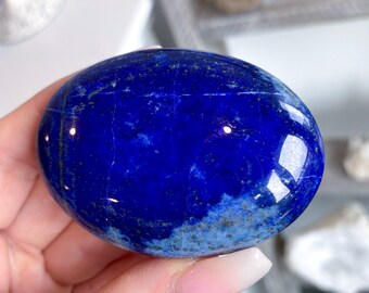 QUALITY Duality Lapis Lazuli Palm Stone #8