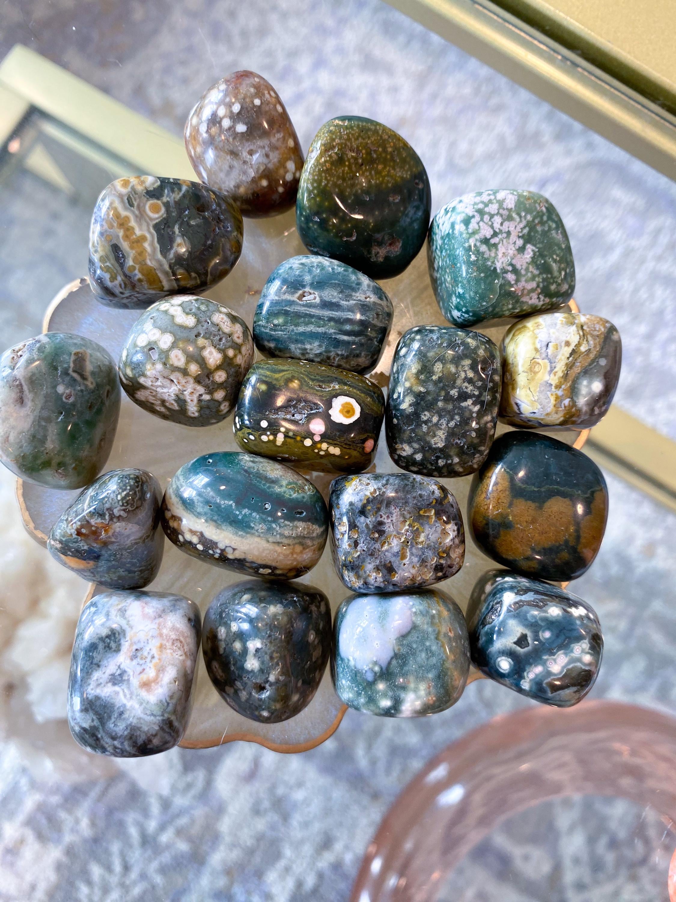 オーシャンジャスパータンブル - タイプを選択してください - Etsy 日本