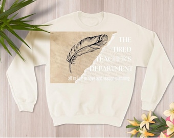 Camiseta "Departamento de Profesores Cansados" - Divertida camiseta de educador - Humor para la vuelta al cole