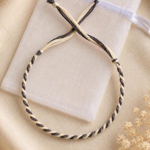 Minimalistic Rakhi | Adult Raksha Bandhan Bracelet | Handmade Thread Rakhi | Subtle Modern Rakhi for Men & Women