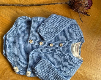 Baby Gift, Baby Shower Gift, Baby Cardigan, Baby Cardigan, hat & booties, Baby hat, Hand Knitted baby clothes, Handmade, Scottish knitting