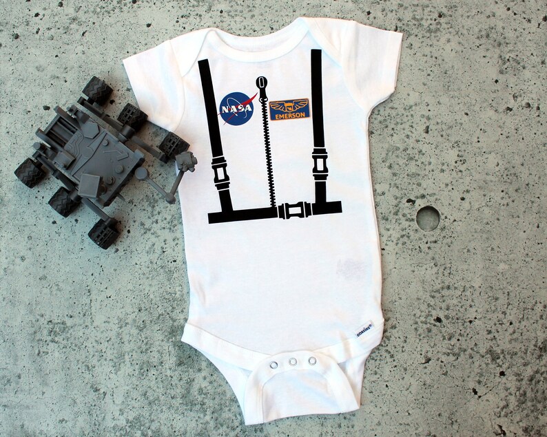 Custom NASA Astronaut Baby Onesie Baby Shower or New Baby Etsy