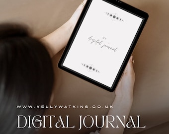 Diario digitale giornaliero di 99 pagine / Salute mentale, gratitudine, consapevolezza (GoodNotes, iPad)