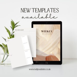 Weekly Planner, Digital planner, Printable planner, Instant Download, Gratitude Journal, To-Do List