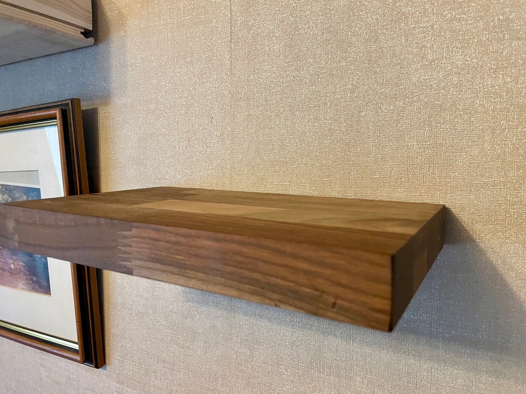 Floating Shelves Using Worktop Reclaimed Reused Slim Line Etsy