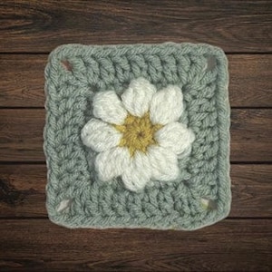 Flower Square Crochet Pattern