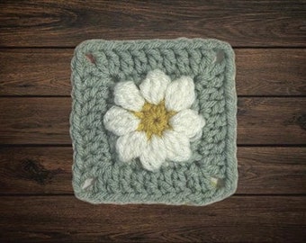 Flower Square Crochet Pattern