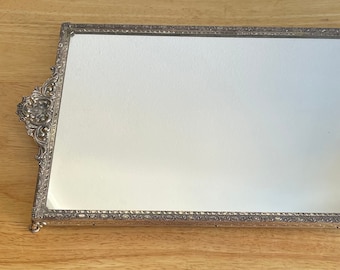 Vintage Mirrored Vanity Tray