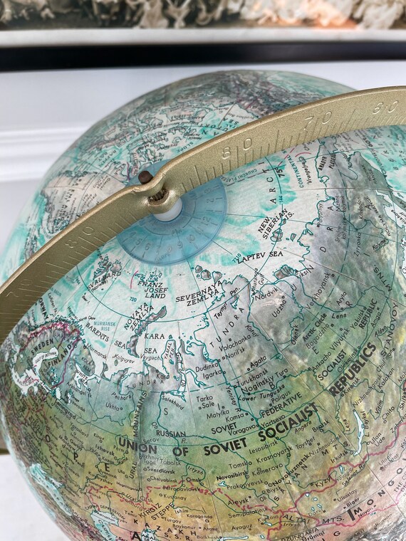 Vintage Replogle World Ocean Series Globe (12 Inch Diameter) - Etsy